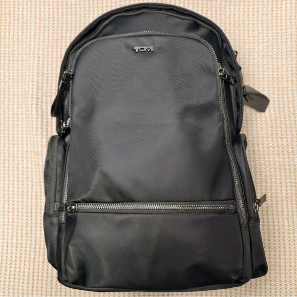 Tumi Handbags - Tumi Voyageur Women's Backpack - Black Tactical Nylon 22L Commuter